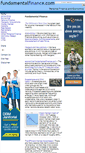 Mobile Screenshot of fundamentalfinance.com